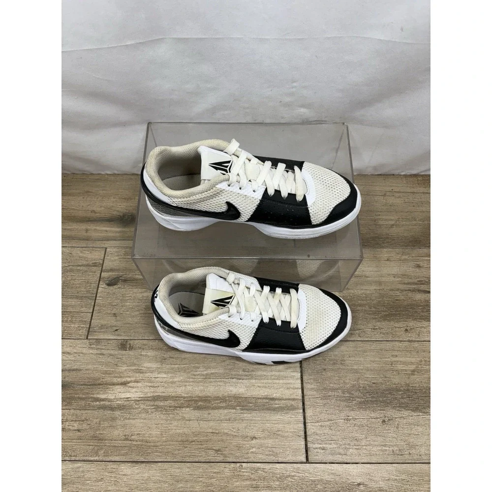 NIKE Ja Morant‎ 1 Scratch 2.0 DX2294-102 GS White Black Size 6y/7.5w